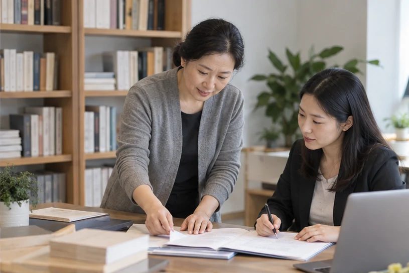 企业网站展示业务与服务信息的场景示意