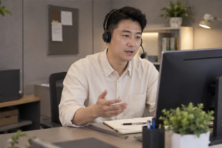 在线客服接待与咨询整理的服务场景示意