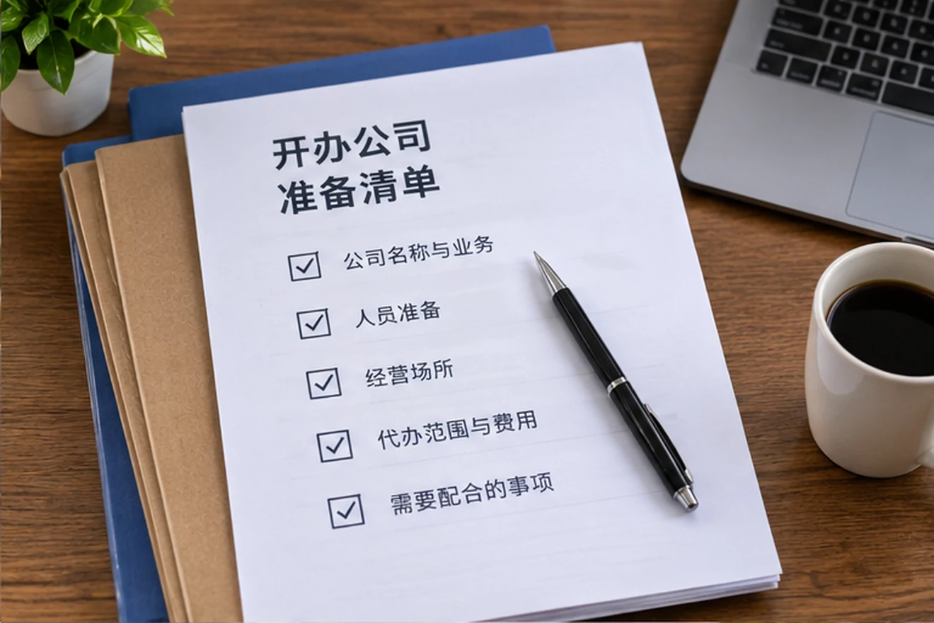 创业者一起整理开办计划的服务场景示意