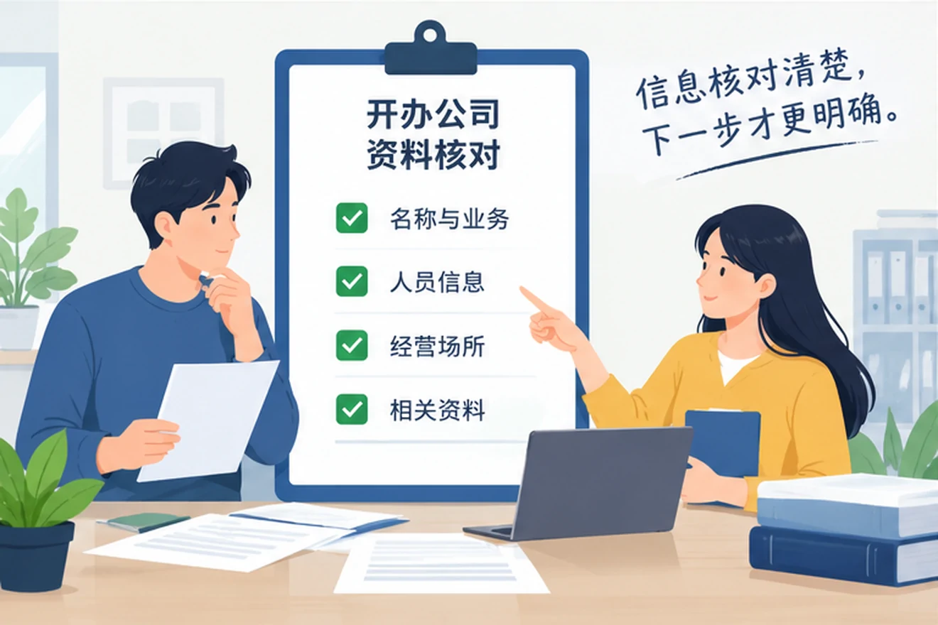创业者一起整理开办计划的服务场景示意