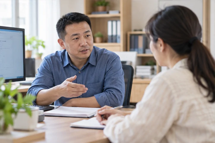 在线客服接待与咨询整理的服务场景示意