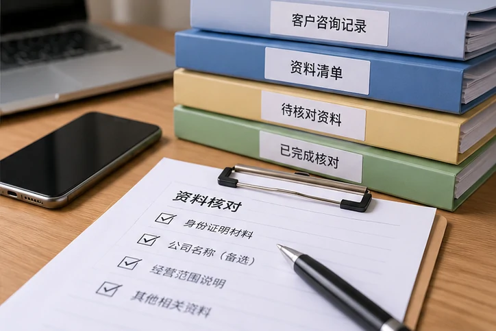 在线客服接待与咨询整理的服务场景示意