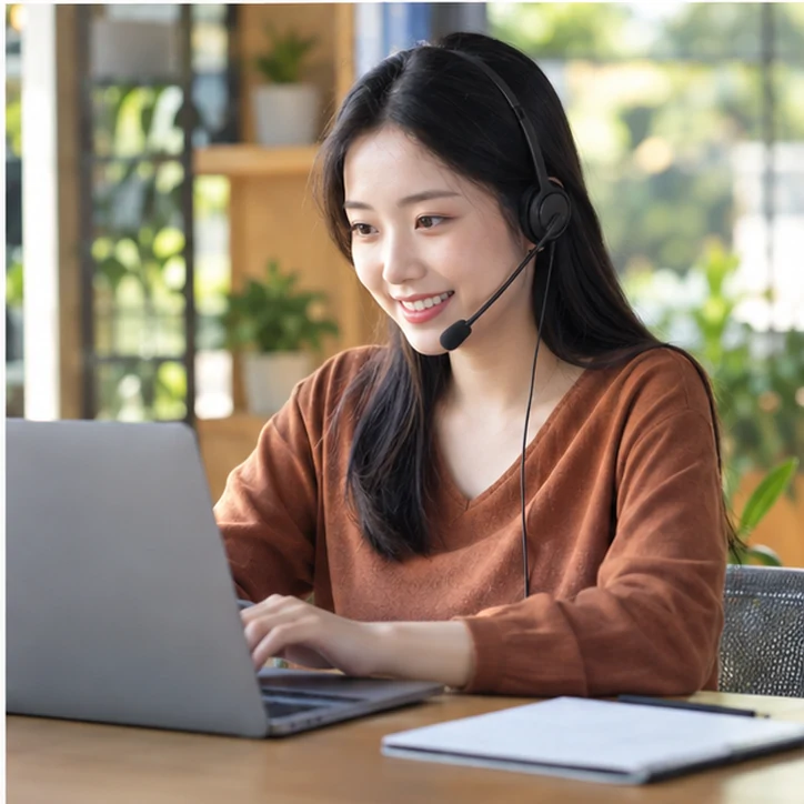 在线客服接待与咨询整理的服务场景示意