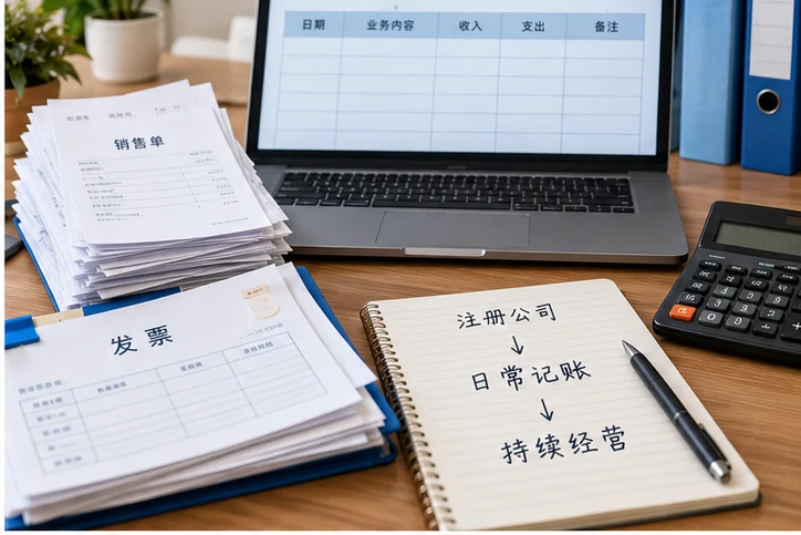 创业者一起整理开办计划的服务场景示意