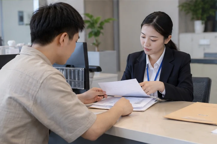 在线客服接待与咨询整理的服务场景示意