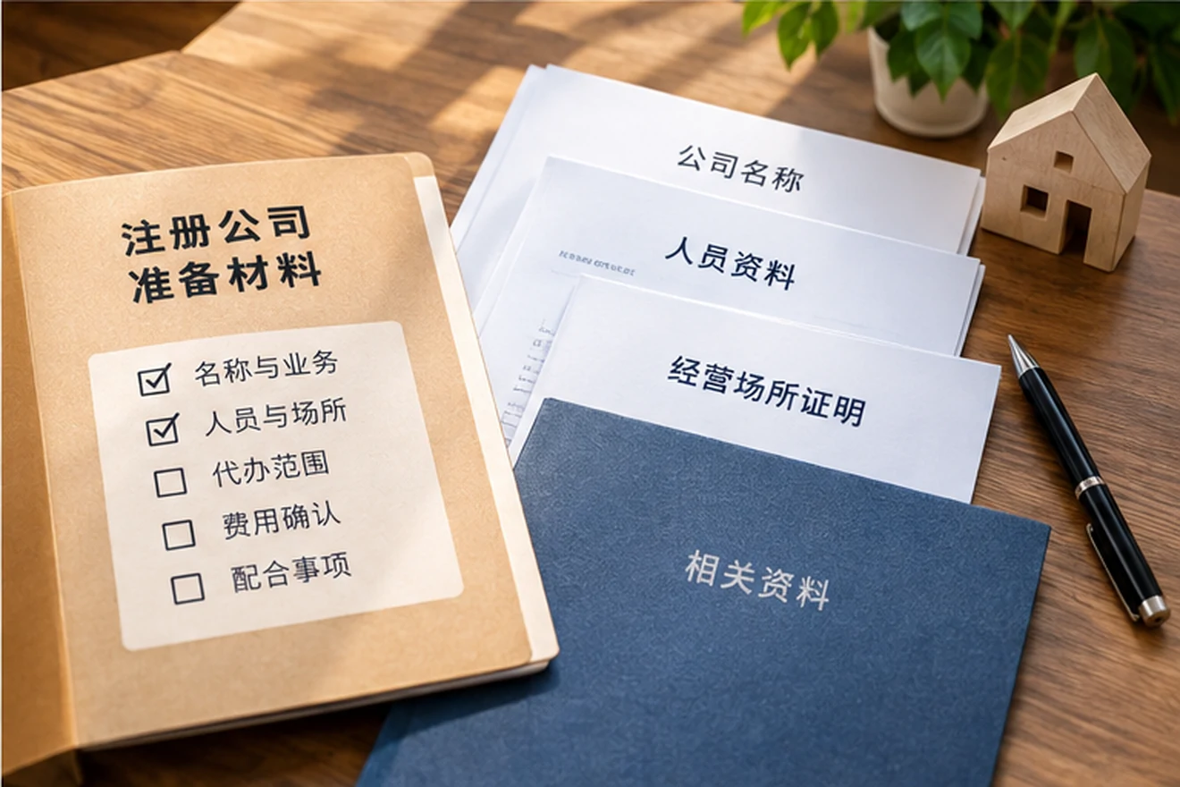 创业者一起整理开办计划的服务场景示意