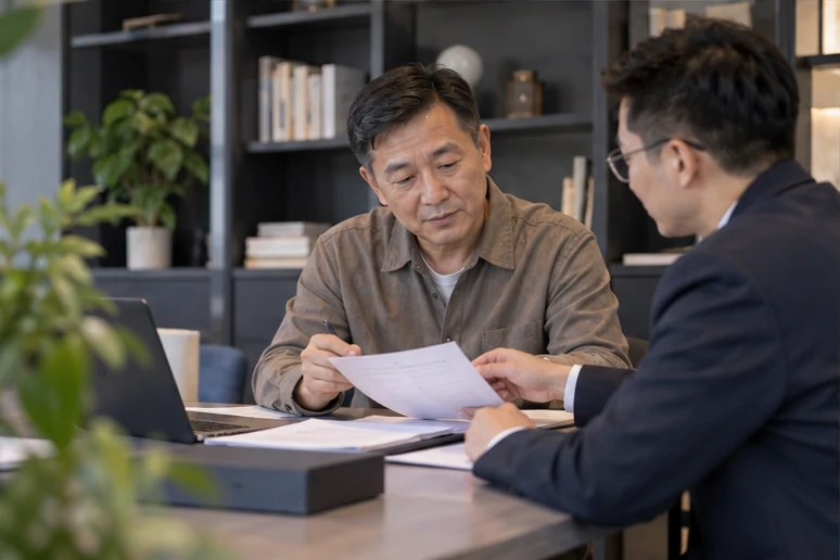 企业网站展示业务与服务信息的场景示意