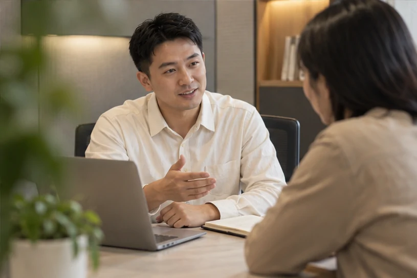 企业网站展示业务与服务信息的场景示意