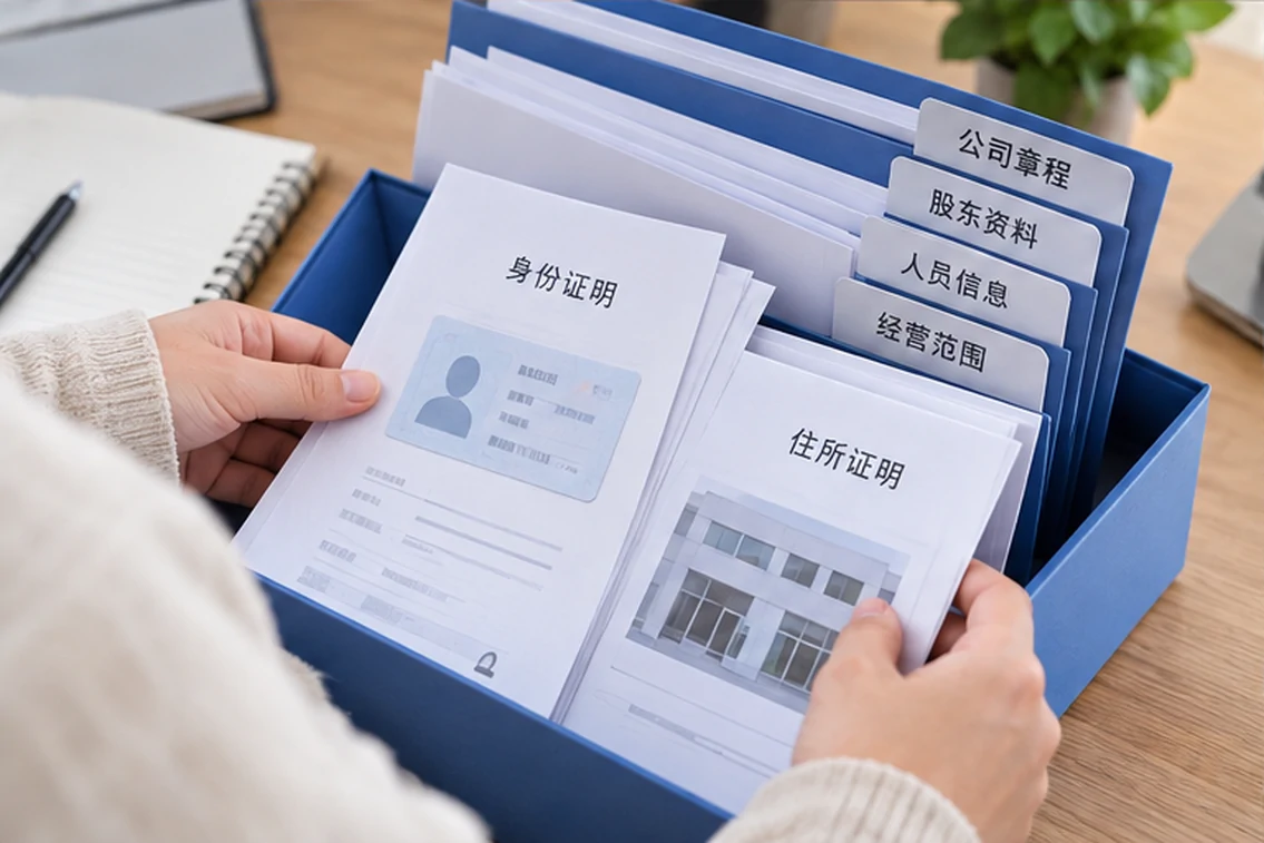 创业者一起整理开办计划的服务场景示意