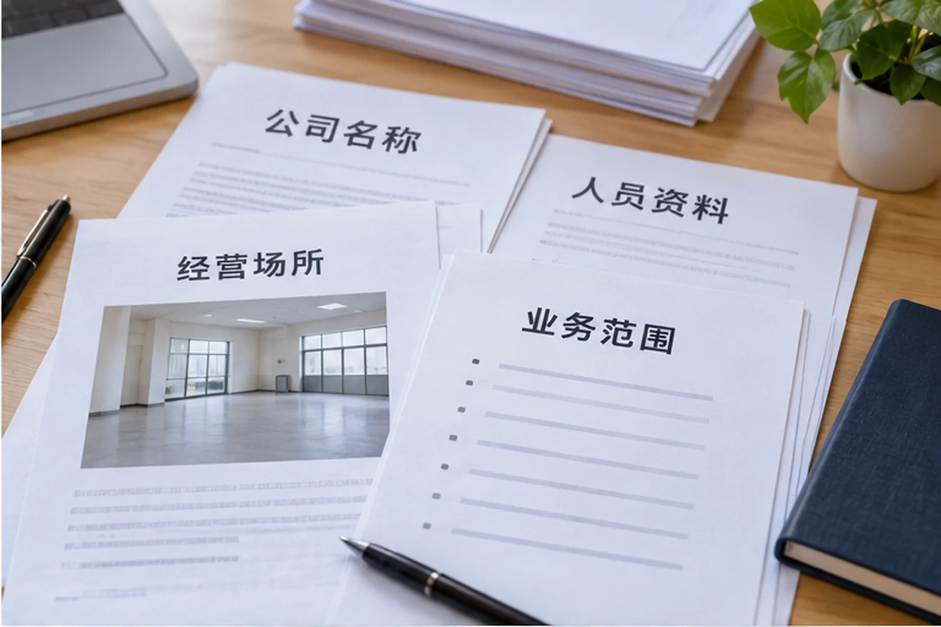 创业者一起整理开办计划的服务场景示意