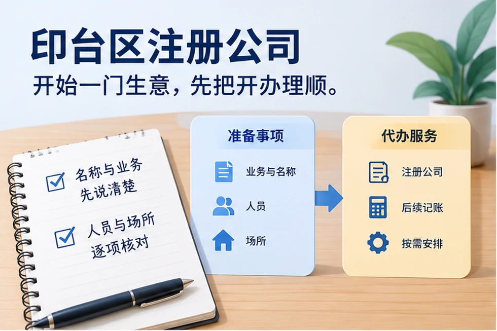 创业者一起整理开办计划的服务场景示意