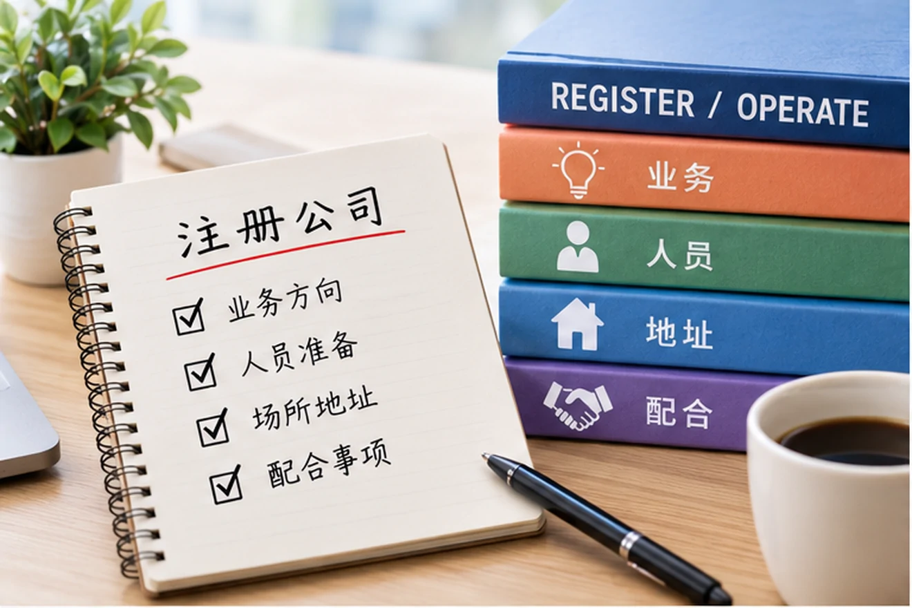 创业者一起整理开办计划的服务场景示意