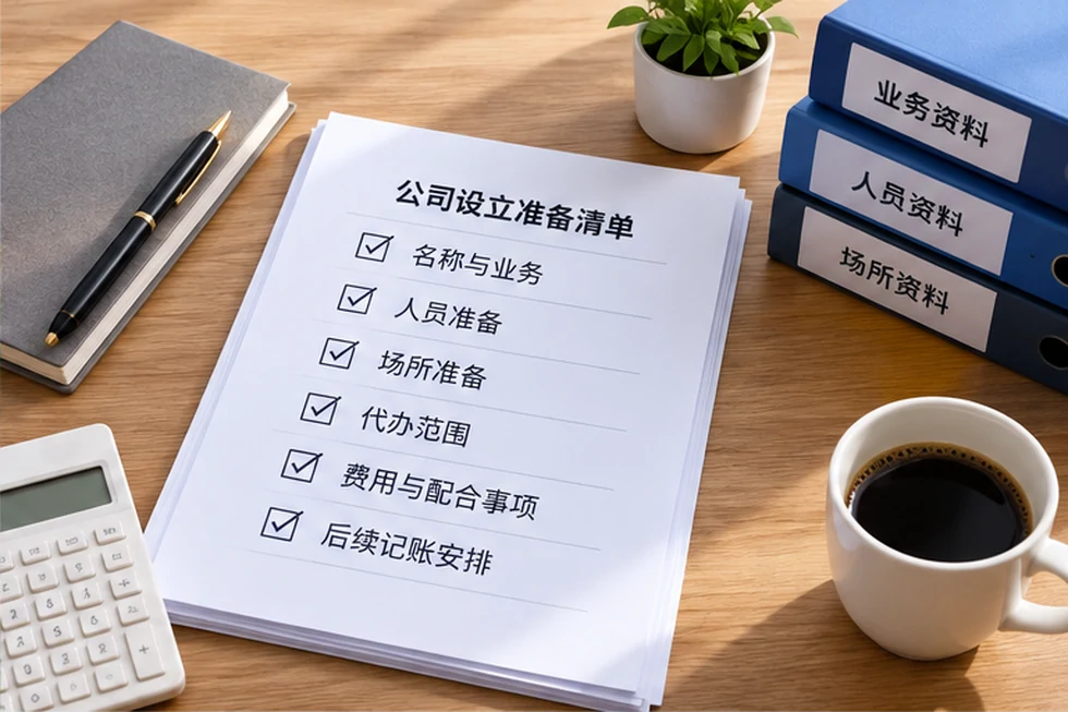 创业者一起整理开办计划的服务场景示意