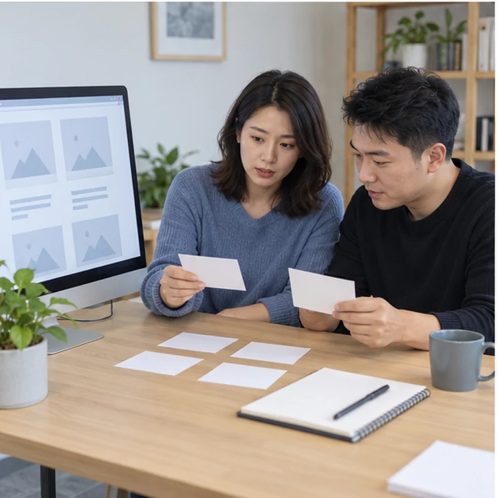企业网站展示业务与服务信息的场景示意