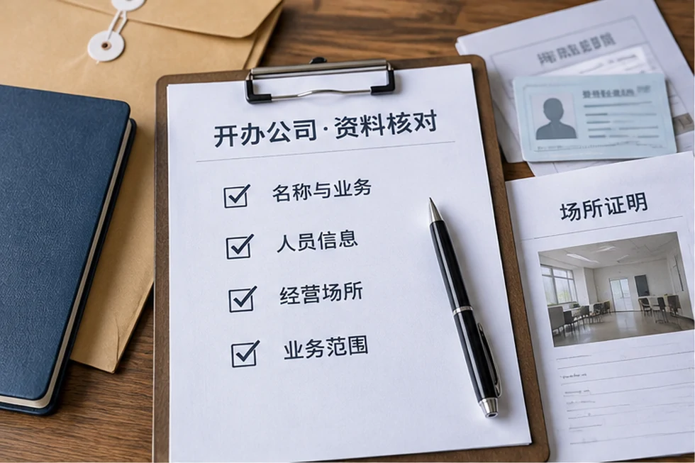 创业者一起整理开办计划的服务场景示意