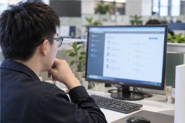 在线客服接待与咨询整理的服务场景示意