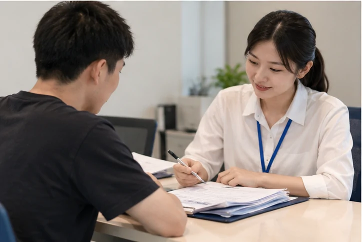 在线客服接待与咨询整理的服务场景示意