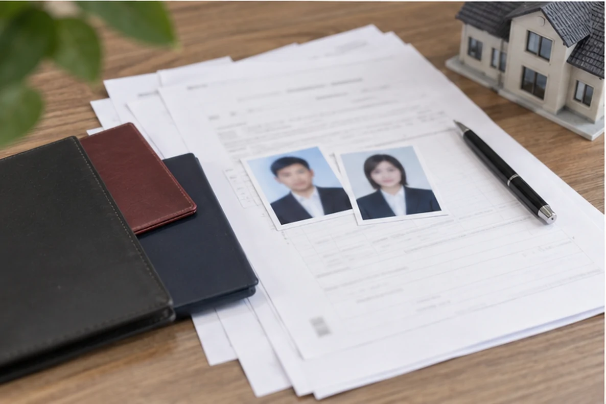 核对注册公司资料与办理事项的服务场景示意