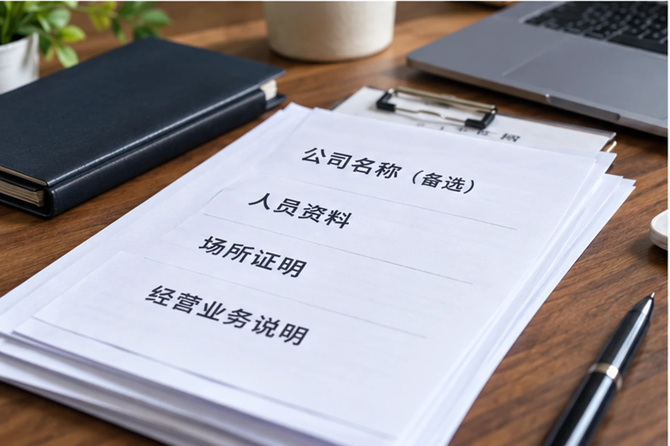 创业者一起整理开办计划的服务场景示意