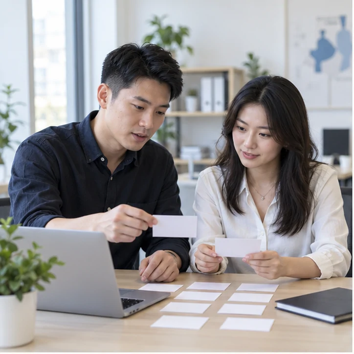 企业网站展示业务与服务信息的场景示意