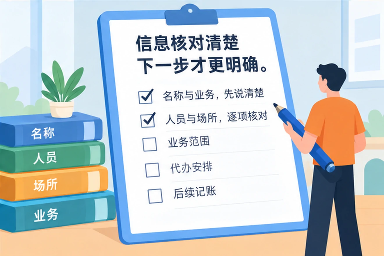 创业者一起整理开办计划的服务场景示意