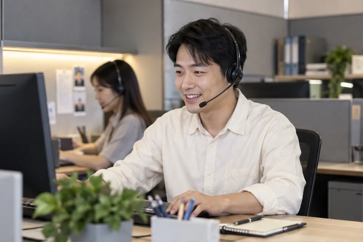 在线客服接待与咨询整理的服务场景示意