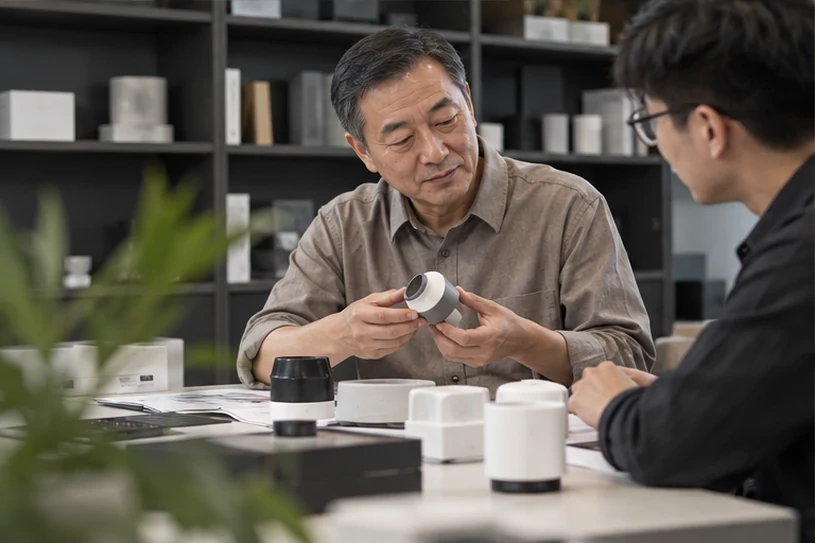 企业网站展示业务与服务信息的场景示意