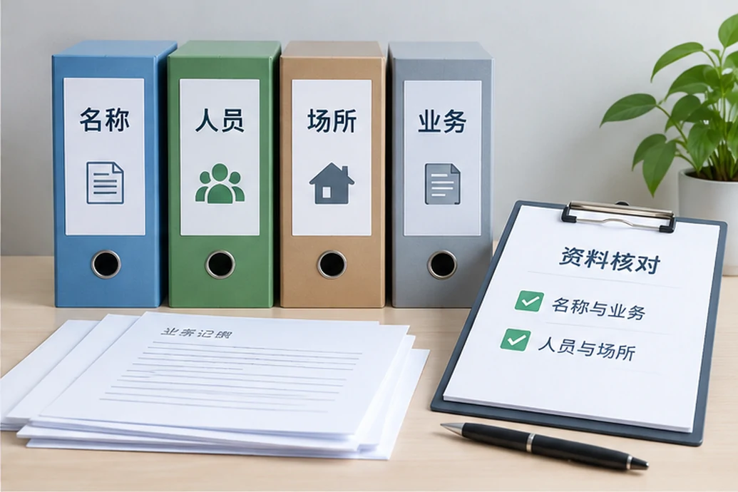 创业者一起整理开办计划的服务场景示意
