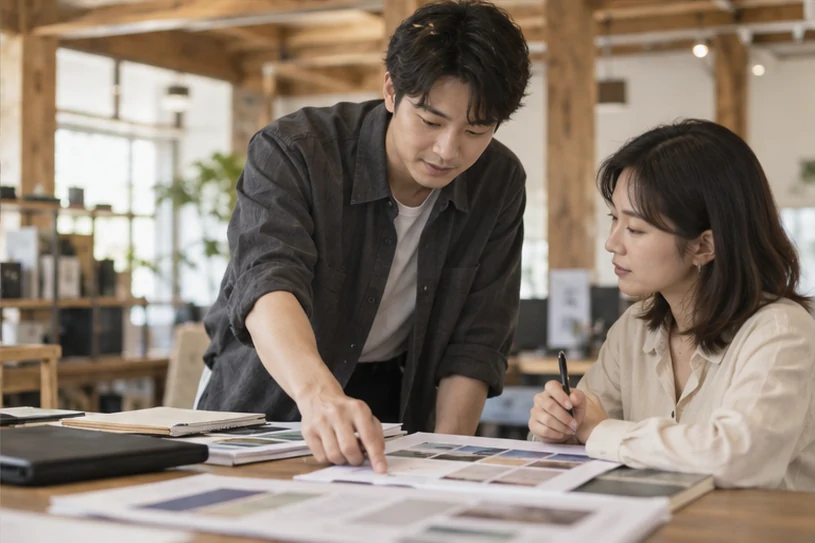 企业网站展示业务与服务信息的场景示意