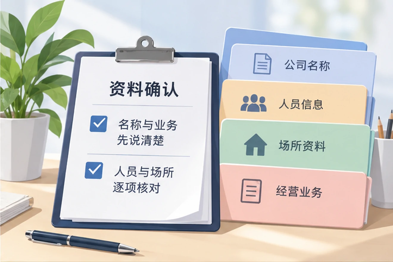 创业者一起整理开办计划的服务场景示意