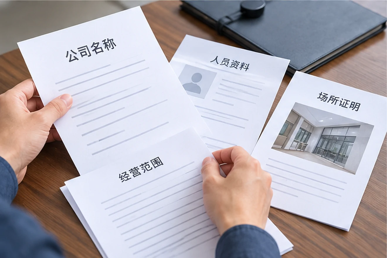 创业者一起整理开办计划的服务场景示意