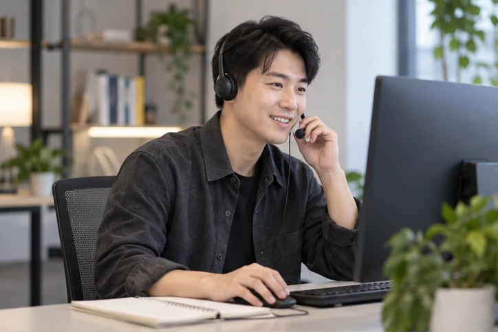 在线客服接待与咨询整理的服务场景示意