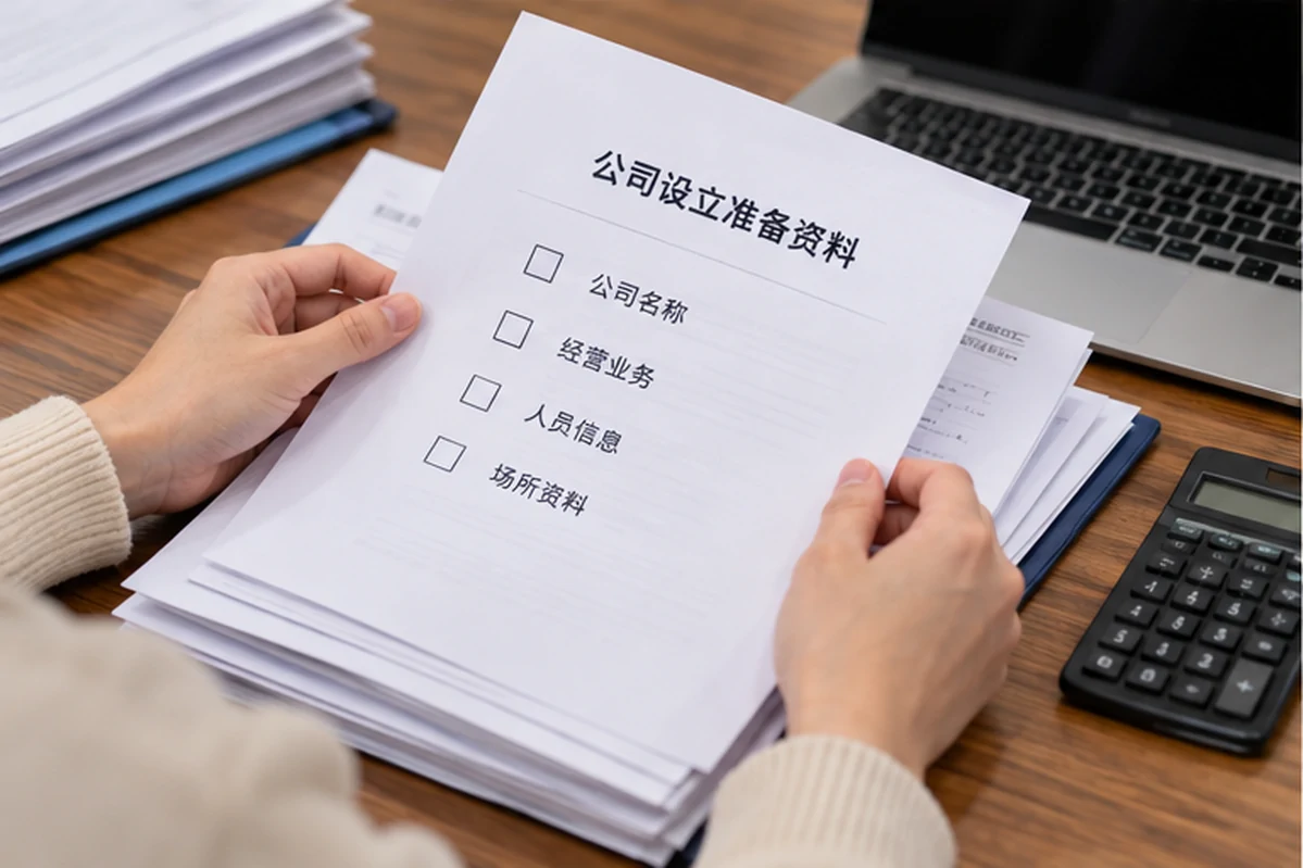 创业者一起整理开办计划的服务场景示意
