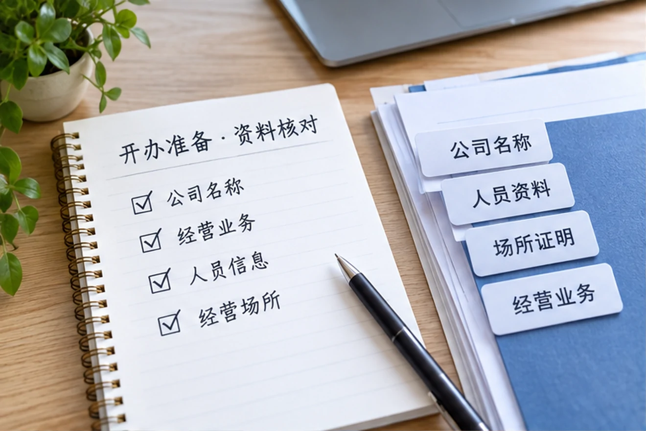 创业者一起整理开办计划的服务场景示意