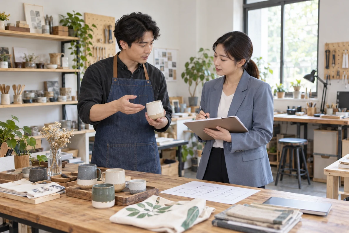 核对注册公司资料与办理事项的服务场景示意