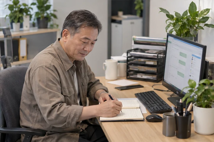 在线客服接待与咨询整理的服务场景示意