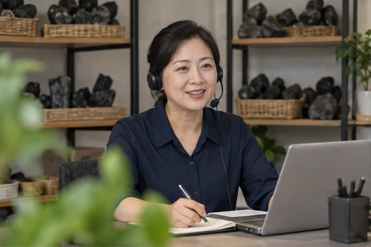 在线客服接待与咨询整理的服务场景示意