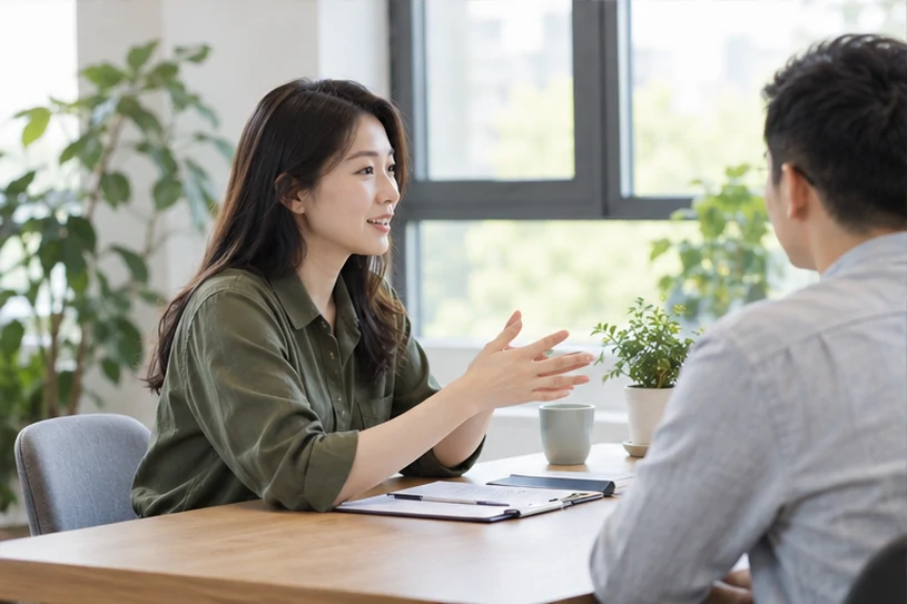 企业网站展示业务与服务信息的场景示意