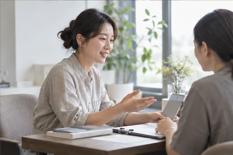 企业网站展示业务与服务信息的场景示意