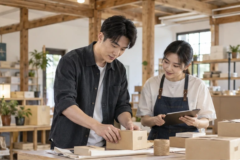 企业网站展示业务与服务信息的场景示意