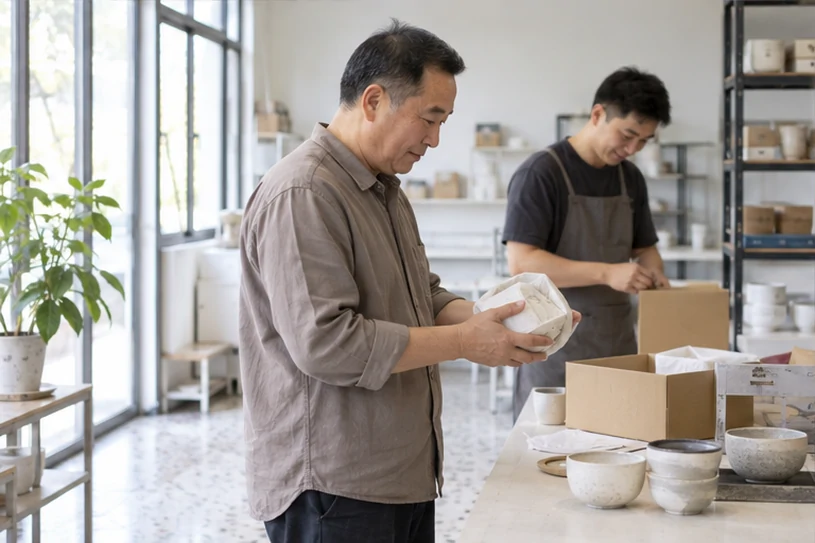 企业网站展示业务与服务信息的场景示意