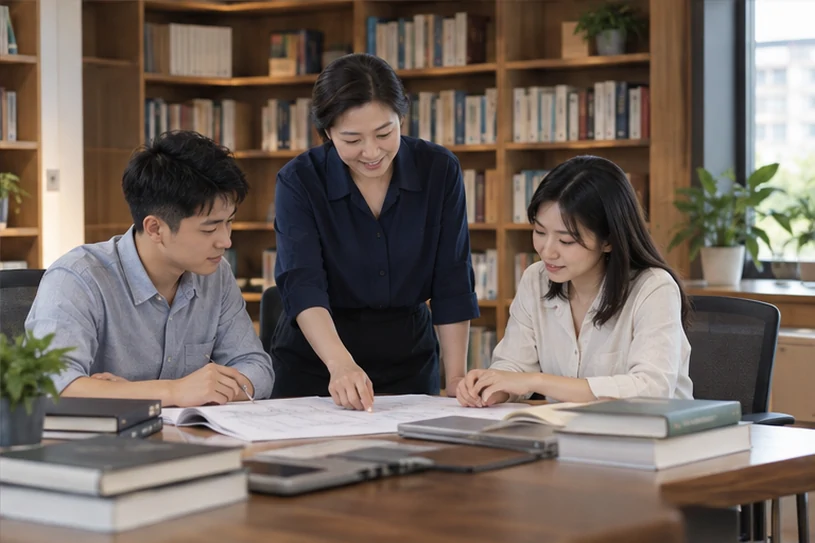 企业网站展示业务与服务信息的场景示意