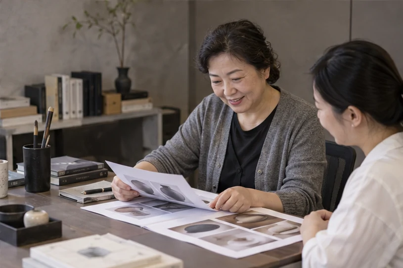 企业网站展示业务与服务信息的场景示意