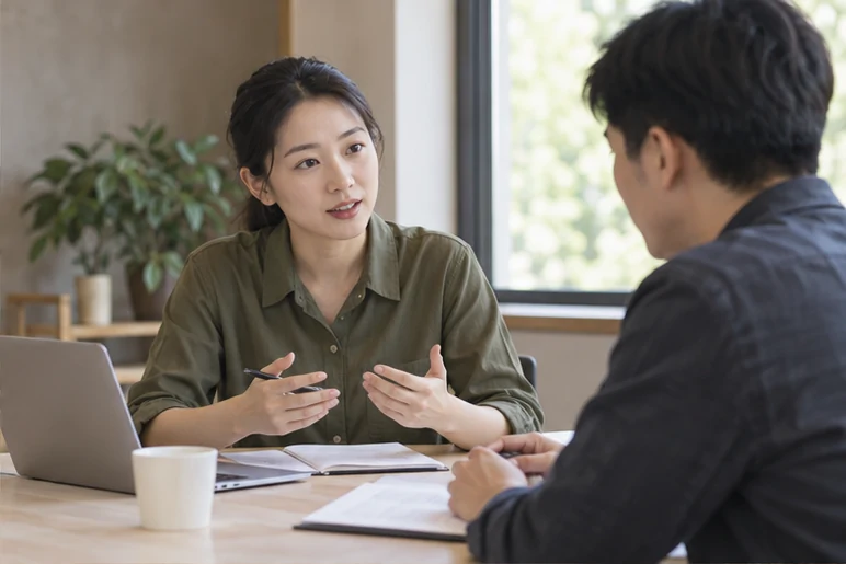 企业网站展示业务与服务信息的场景示意