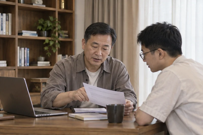 企业网站展示业务与服务信息的场景示意