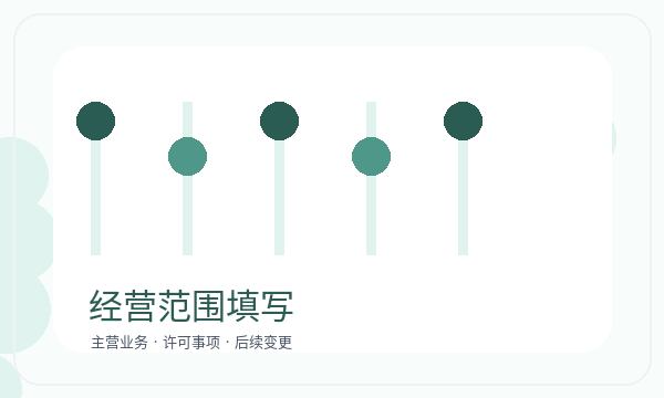 兴隆县营业执照办理经营范围要注意什么配图